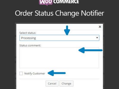 WooCommerce Order Status Change Notifier