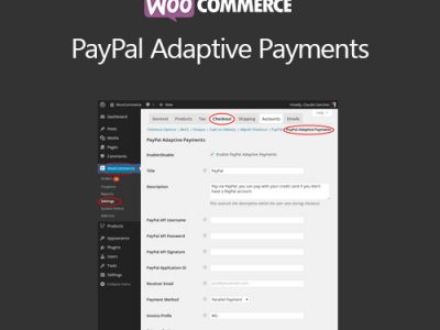 WooCommerce PayPal Adaptive Payments
