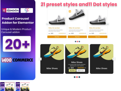 WooCommerce Product Carousel Addon For Elementor
