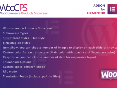 WooCommerce Products Showcase for Elementor