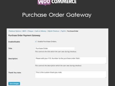 WooCommerce Purchase Order Gateway