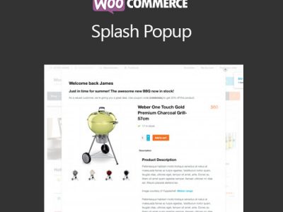 WooCommerce Splash Popup