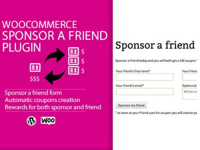 WooCommerce Sponsor a Friend Plugin