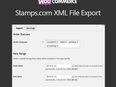 WooCommerce Stamps.com XML File Export