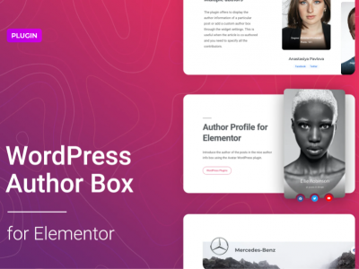 WordPress Author Box for Elementor