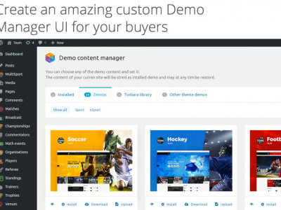 WordPress Demo Content Manager