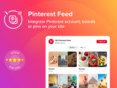 WordPress Pinterest Feed Plugin