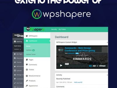 WordPress Admin Theme – WPShapere