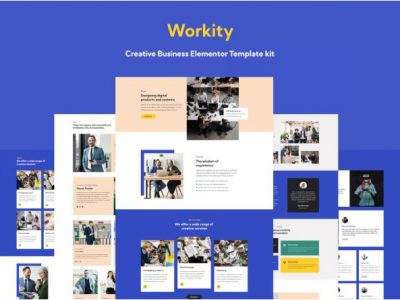 Workity- Creative Business Elementor Template kit