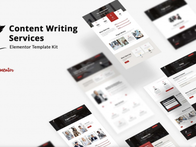 Writery - Content Writer Service Elementor Template Kit