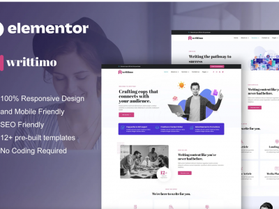 Writtimo - Content Writing Service Agency Elementor Kit