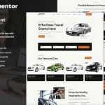Xarent - Car Rental Elementor Template Kit