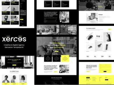 Xerces - Creative & Digital Agency Elementor Template Kit