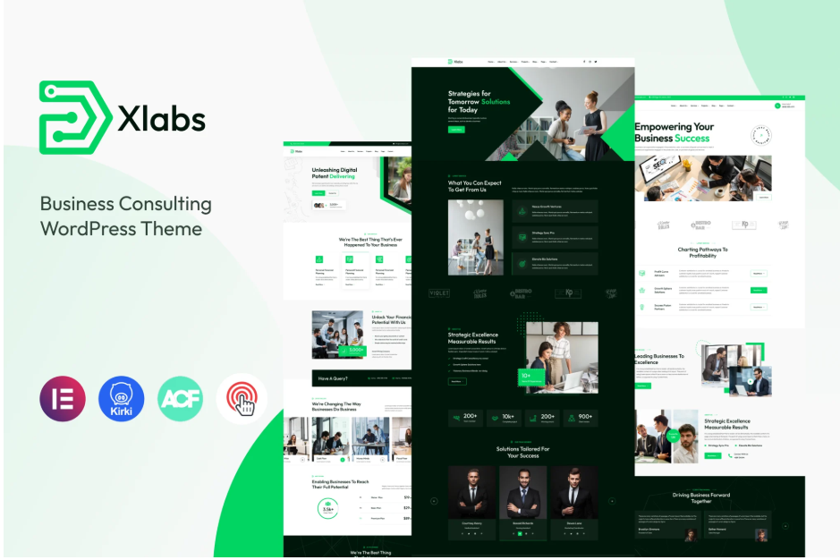 Xlab – Business Consulting WordPress Theme