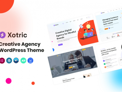 Xotric - Creative Agency WordPress Theme + RTL