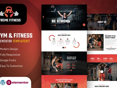 Xtreme Fitness | Elementor Template Kit
