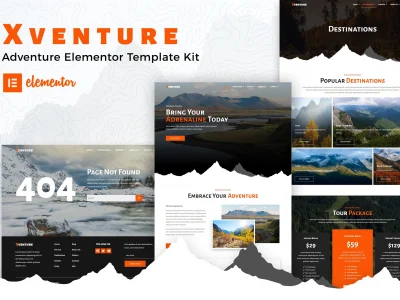 Xventure - Travel Elementor Template Kit
