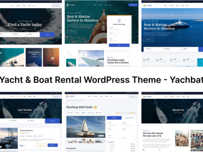 Yacht & Boat Rental WordPress Theme - Yachbat