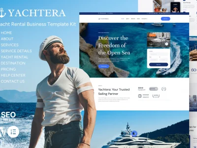 Yachtera - Yacht Club & Boat Rental Elementor Template Kit