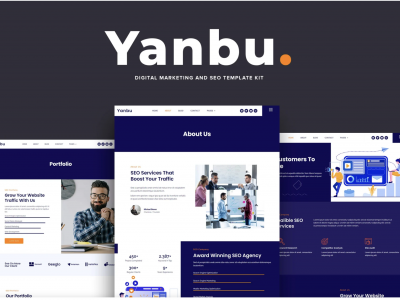 Yanbu - Digital Marketing & SEO Elementor Template Kit