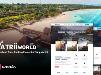 Yatriiworld – Travel & Tours Booking Elementor Template Kit