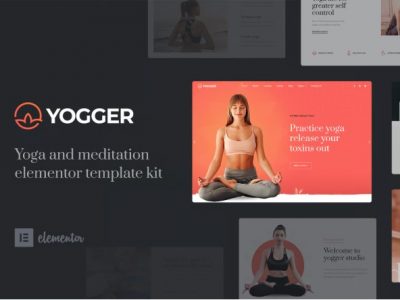 Yogger - Meditation and Yoga Elementor Template Kit