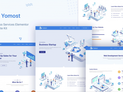 Yomost - Business Services Elementor Template Kit