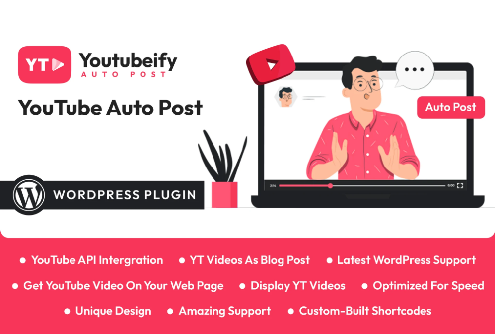 Youtubeify - YouTube Auto Post WordPress Plugin