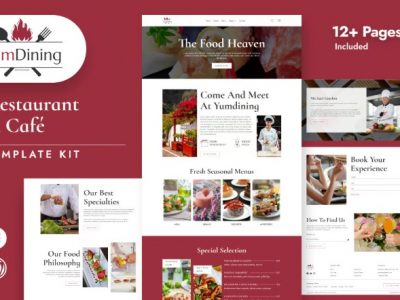 Yumdining - Restaurant & Café Elementor Template Kit