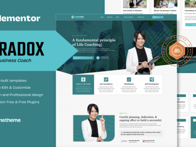 Zaradox - Life & Business Coach Elementor Template Kit
