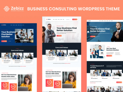 Zebizz - Business Consulting WordPress Theme