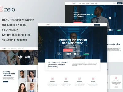 Zelo - Startup Business & Technology Company Elementor Template Kit