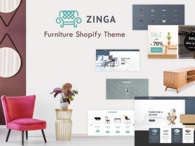 Zinga  Furniture Shopify Theme