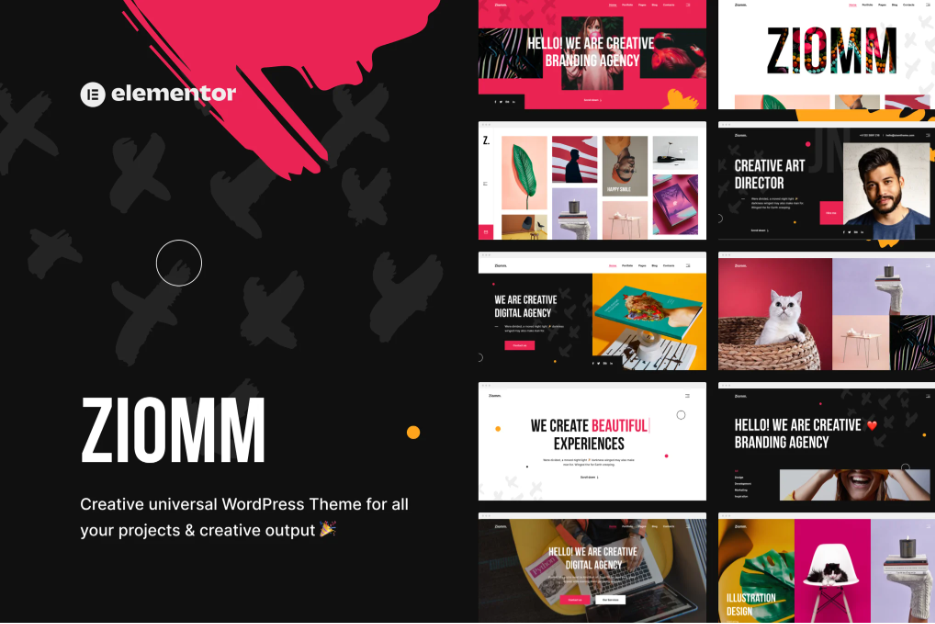 Ziomm - Creative Agency & Portfolio Theme
