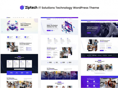 Ziptech - IT Solutions Technology WordPress Theme