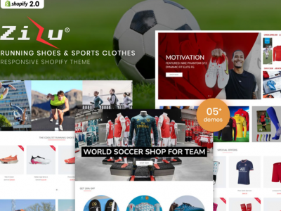 Zizu - Running Shoes & Sports Clothes Shopify Them