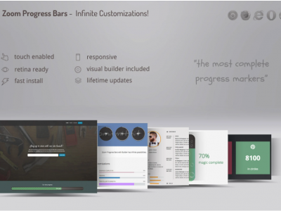 Zoom Progress Bars with Builder WP Plugin