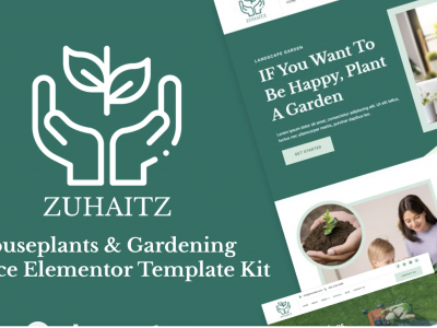 Zuhaitz - Houseplants & Gardening Service Elementor Template Kit