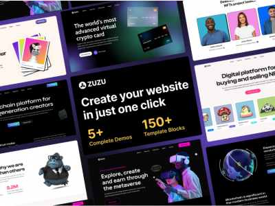 Zuzu - NFT & Crypto WordPress Theme