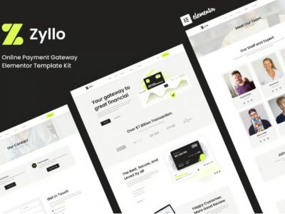Zyllo - Online Payment Gateway Elementor Template Kit