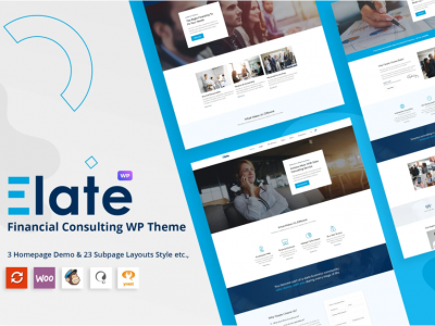 Elate | Financial Consulting WordPress Theme