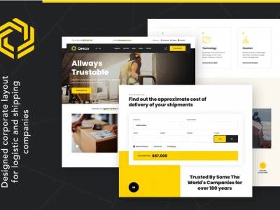 Qesco | Logistic Shipping Company WordPress Theme