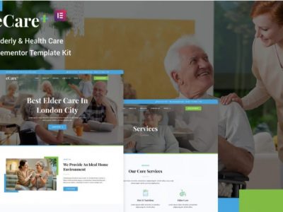 eCare - Elderly & Health Care Elementor Template Kit