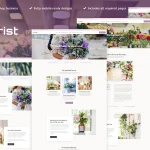 eFlorist - Flower Boutique & Decoration Elementor Pro Template Kit