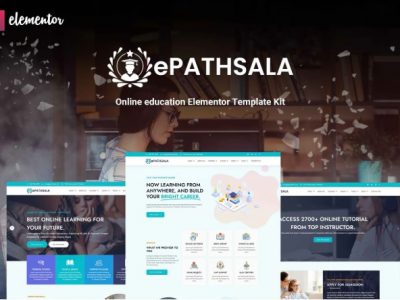 ePathsala - Online Education Elementor Template Kit