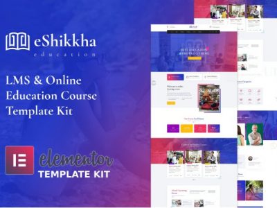 eShikkha - eLearning Elementor Template Kit