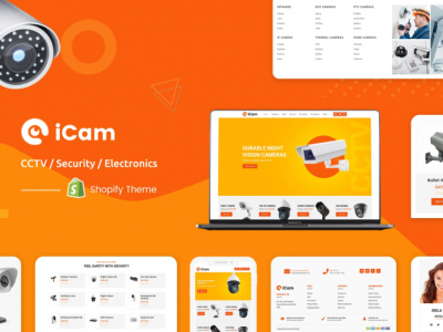 iCam  CCTV  Security  Electronics Shopify Store