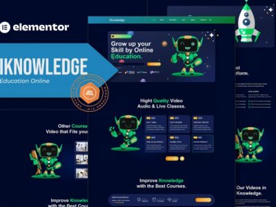 iKnowledge - Education Online & Learning Platform Elementor Template Kit