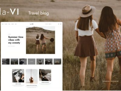 laVi - Travel Blog Elementor Template Kit