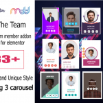 team member addon for elementor